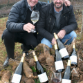 Howard with Thibaut and his excellent Burgundy wines