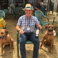 howard-with-ridgeback-wine-dogs