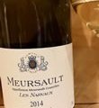 Howard’s Wine of the Month – October 2018 – 2014 Meursault Narvaux – Domaine Valot